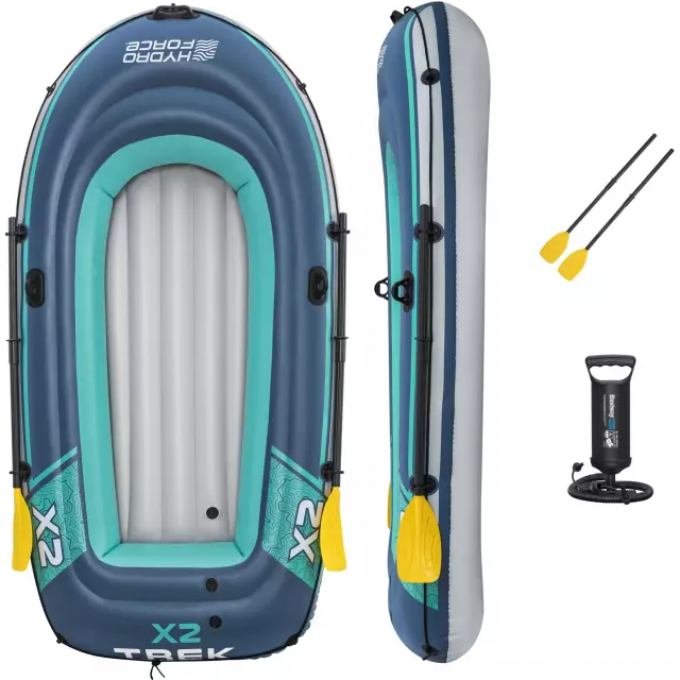 Надувная лодка BESTWAY TREK X2 RAFT SET 232х118 см (до 250 кг) 61153 BW Надувная лодка BESTWAY TREK X2 RAFT SET 232х118 см (до 250 кг) 61153 BW